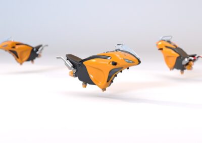 3D hoverbike model