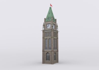 canadian tower 3d model