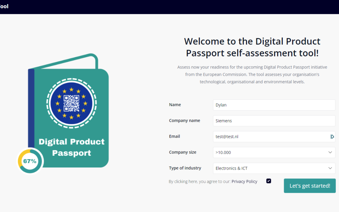 Development of a Digital Product Passport self-assessment tool – Internship at Siemens